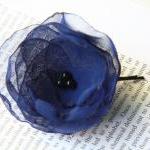Royal Blue Fabric Flower Bo..
