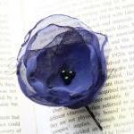 Royal Blue Fabric Flower Bo..
